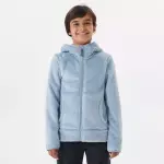 Кофта флисовая для девочек голубая 500 Quechua
