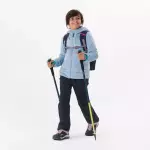 Кофта флисовая для девочек голубая 500 Quechua