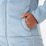 Кофта флисовая для девочек голубая 500 Quechua