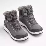 Ботинки зимние женские серые Quechua SH500
