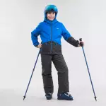 Куртка горнолыжная детская синяя Wedze 100