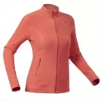 Джемпер флисовый женский оранжевый Quechua 300