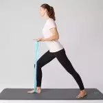 Легинсы для фитнеса женские черные Domyos 100
