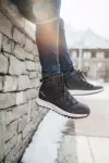 Ботинки зимние мужские черные Quechua SH500