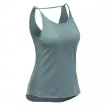 Майка для походов женская бирюзовая Quechua NH500