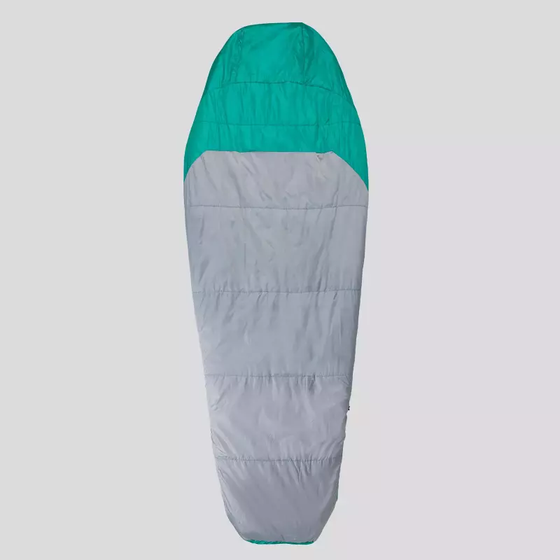 Спальный мешок на +10°C зелёный Forclaz Trek 500