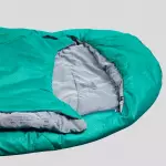 Спальный мешок на +10°C зелёный Forclaz Trek 500
