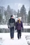 Брюки зимние утепленные женские черные Quechua 100