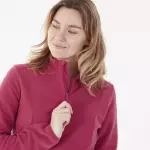 Джемпер флисовый женский розовый Quechua 100