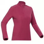 Джемпер флисовый женский розовый Quechua 100