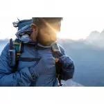 Куртка походная мужская синяя Forclaz 100