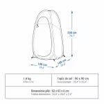 Душевая кабина синяя Quechua 300
