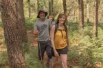 Шорты походные женские чёрные Quechua 500