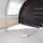 Палатка для кемпинга с надувными дугами 6-тиместная Quechua Air seconds 6.3 Fresh & Black