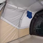 Палатка для кемпинга с надувными дугами 6-тиместная Quechua Air seconds 6.3 Fresh & Black
