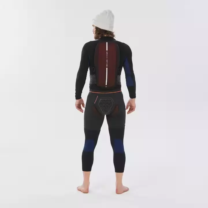 Шорты защитные горнолыжные чёрные Wedze 100