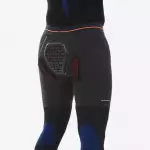 Шорты защитные горнолыжные чёрные Wedze 100