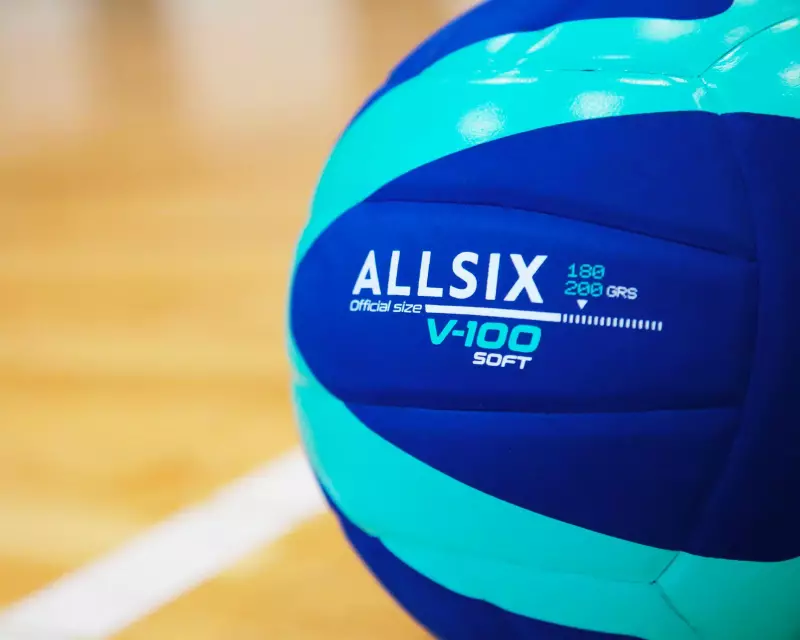 Мяч волейбольный синий Allsix 100