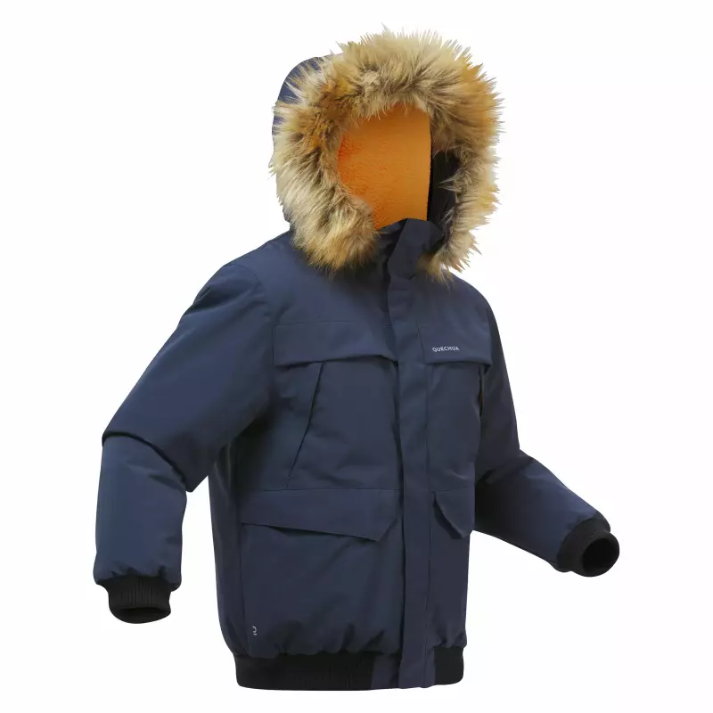 Зимняя куртка детская синяя Quechua 100