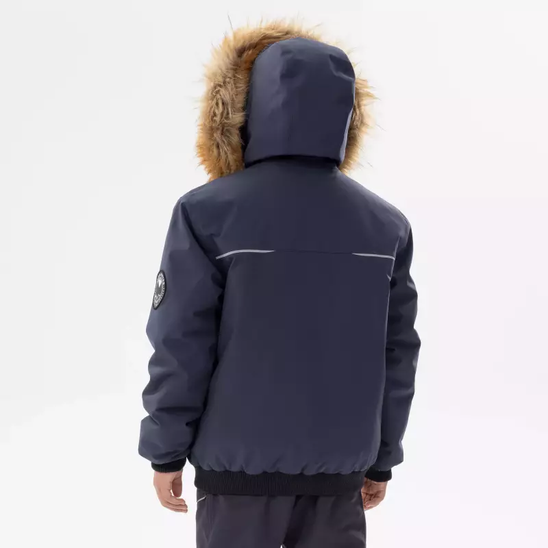 Зимняя куртка детская синяя Quechua 100