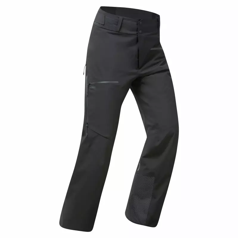 Брюки горнолыжные для фрирайда мужские черные Wedze 500