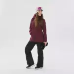 Брюки горнолыжные для фрирайда женские черные Wedze 500
