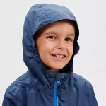 Куртка походная детская синяя Quechua