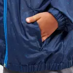 Куртка походная детская синяя Quechua