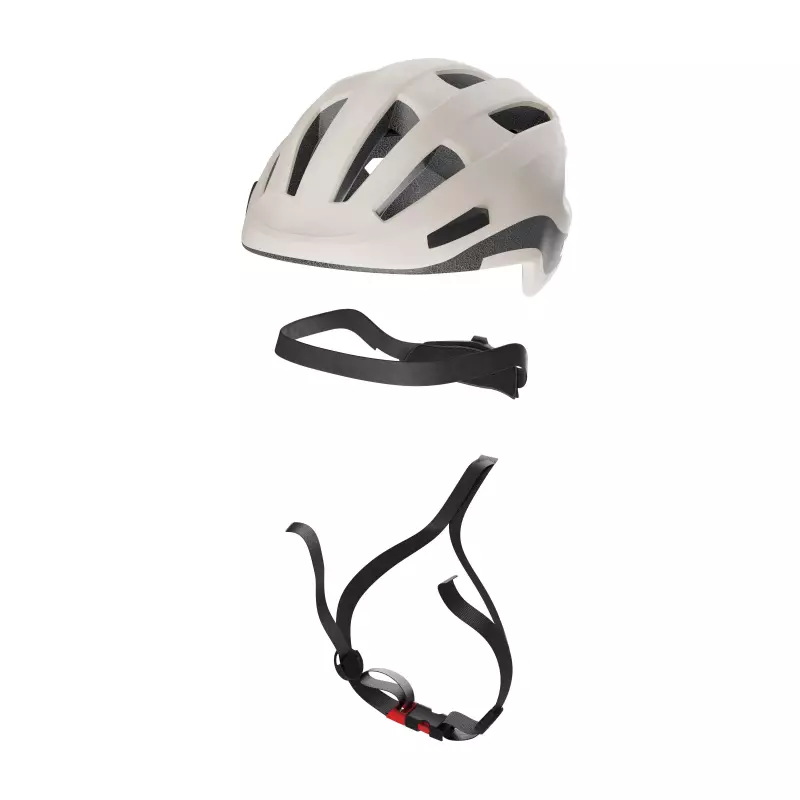 Велосипедный шлем бежевый Btwin HELMET 500