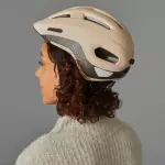 Велосипедный шлем бежевый Btwin HELMET 500