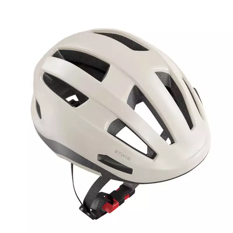 Велосипедный шлем бежевый Btwin HELMET 500
