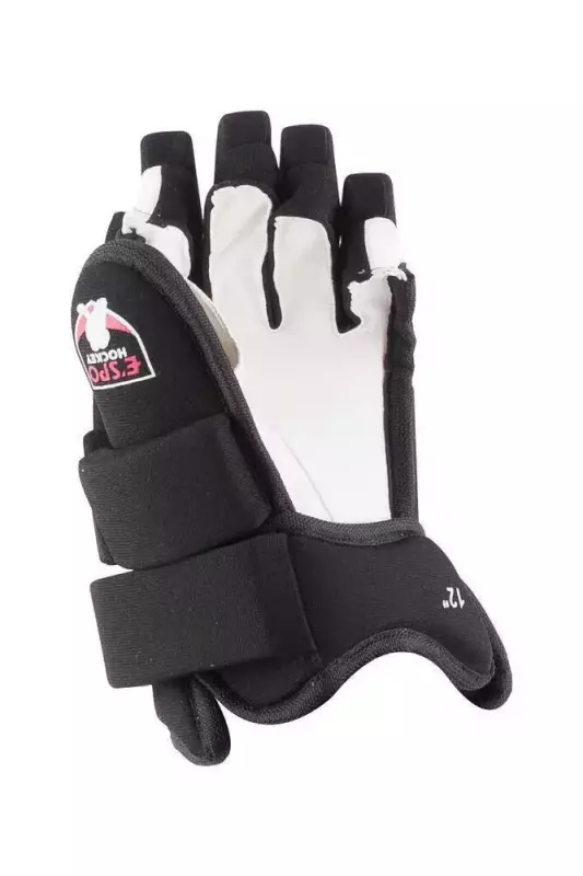 Перчатки хоккейные для юниоров чёрные Krok GLOVES 100 JR