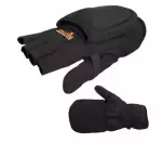 Перчатки-варежки черные Norfin Softshell Fleece