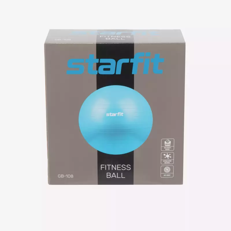 Мяч гимнастический 75 см синий Starfit