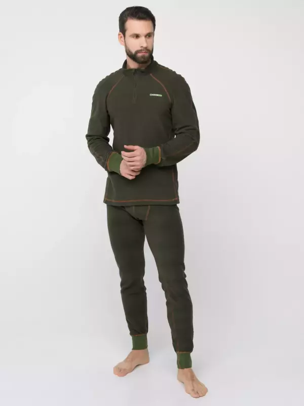 Термобелье мужское хаки Huntsman Thermoline