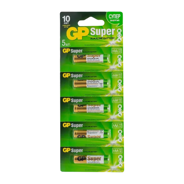 Батарейки AAA (1 шт) Alkaline GP 24A-CR5
