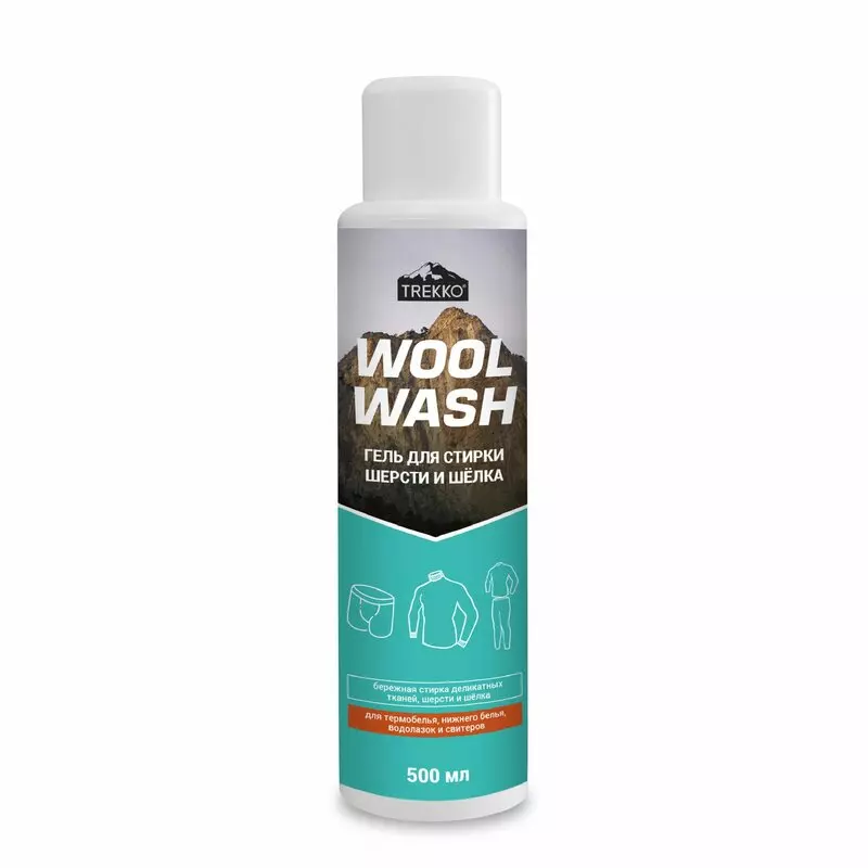 Гель для стрики деликатных тканей 500 мл. Trekko Wool Wash