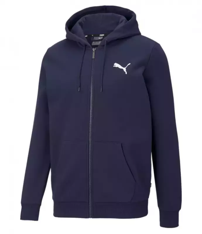 Толстовка мужская синяя Puma Essentials Full-Zip