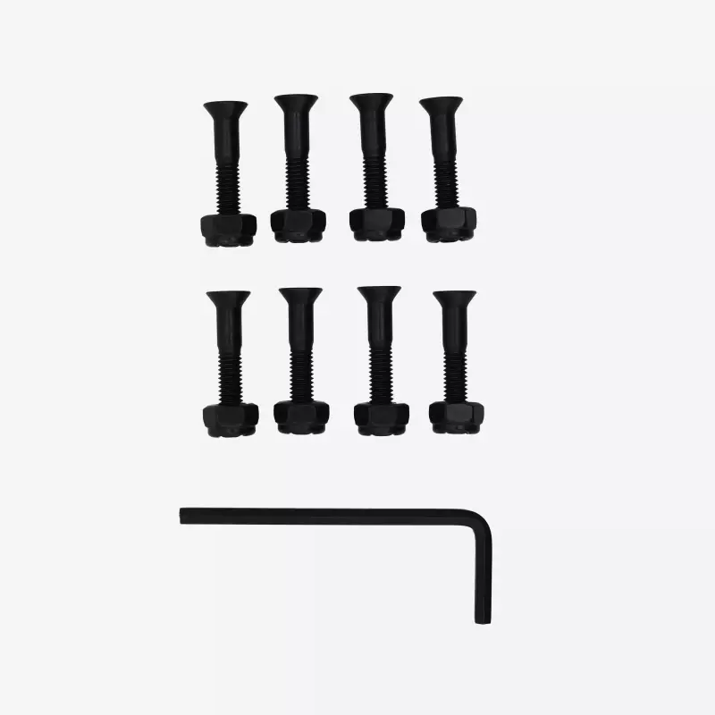 Набор болтов для скейтборда 8шт чёрный Footwork Screw Classics