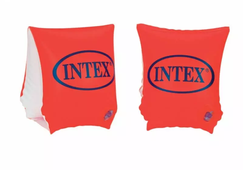 Нарукавники 23х15см оранжевый Intex делюкс