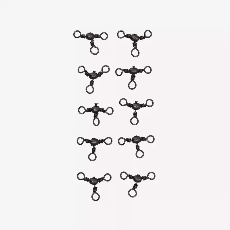 Застежки для рыболочных вертлюжкой 10 шт. Lucky John Pro Series Crosslock 0015