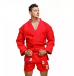 Куртка для самбо для взрослых красная Eskhata