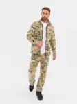 Костюм демисезонный для рыбалки флисовый мужской камуфляжный Huntsman Байкал
