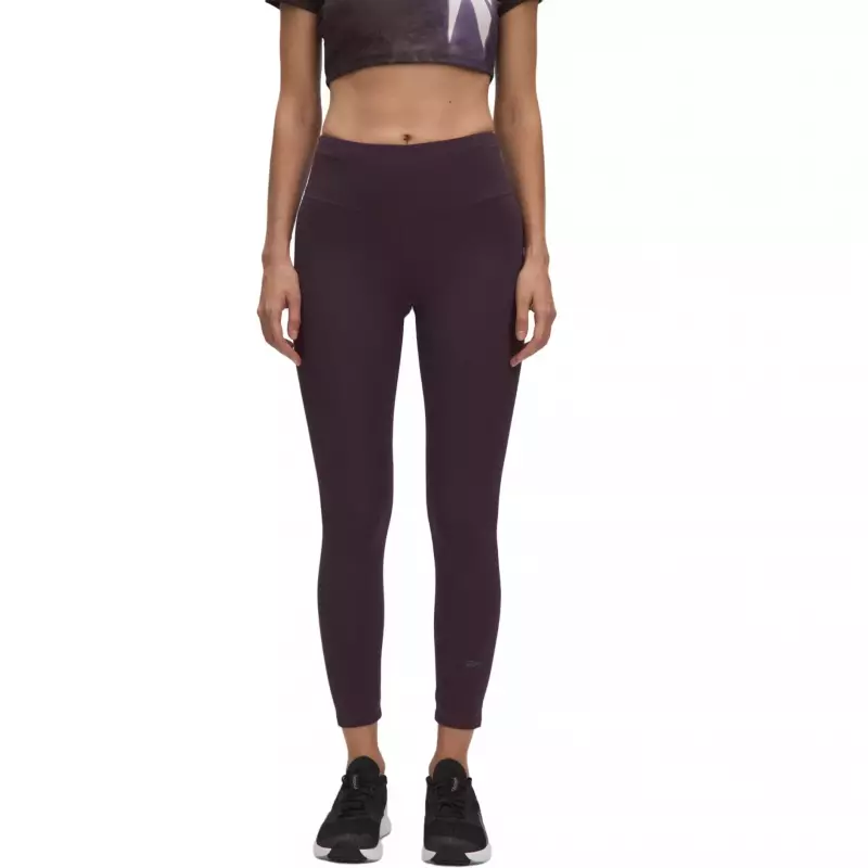 Легинсы для фитнеса женские фиолетовые Reebok FLE DRMBL