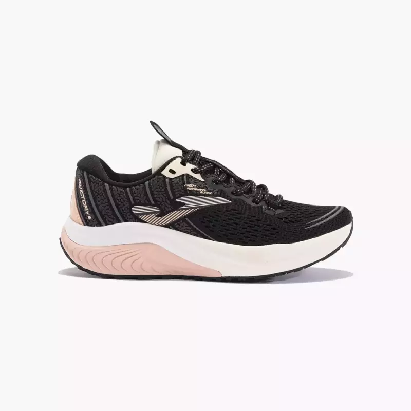 Кроссовки для бега женские черно-розовые Joma Victory