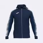 Лонгслив для бега женский с капюшоном синий Joma Elite XI