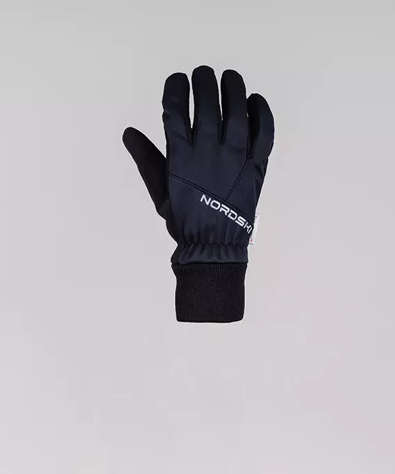 Перчатки для бега чёрные Nordski Motion WS