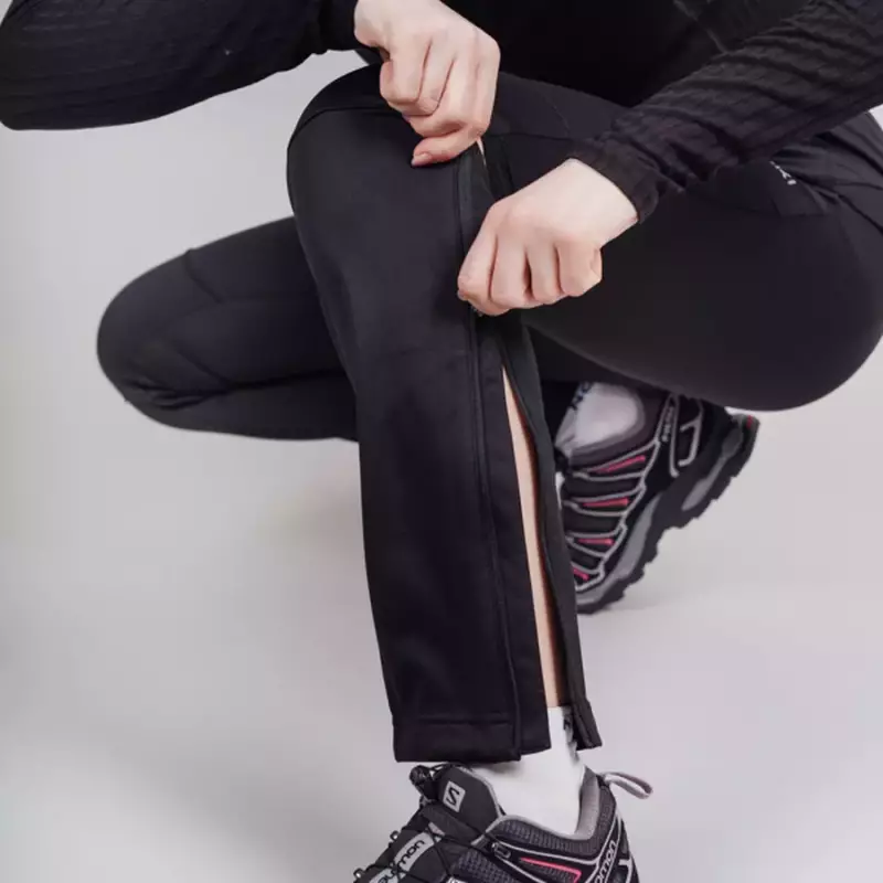 Разминочные брюки женские черные NORDSKI Active Pro