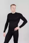 Термобелье верх мужское черное Nordski Active Pro