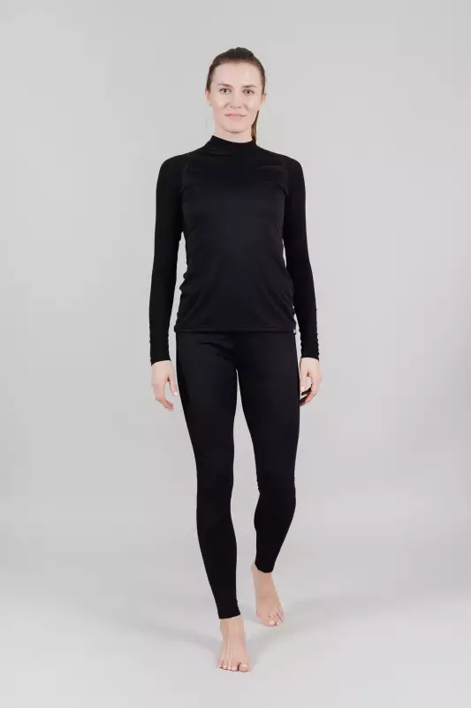 Термобелье рубашка женская черная Nordski Active Pro